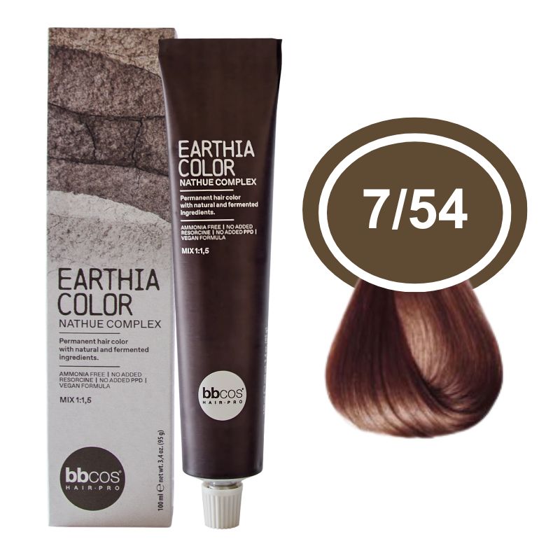 BBCOS EARTHIA COLOR 7/54 100ML