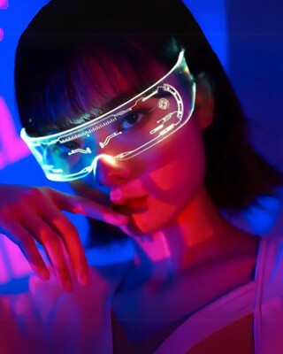 LED Neon Colour-Changing Sunnies