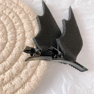 Bat Wing Hair Clips (Pair)
