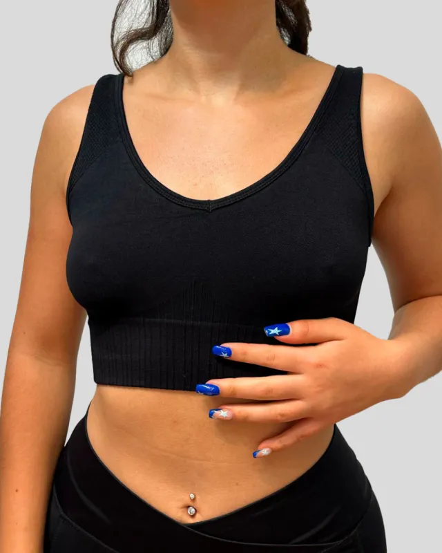 BOMBAY TOP ESCOTE NYLON