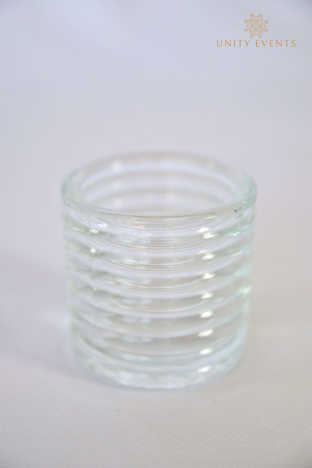 Thick ribbed tealight holder