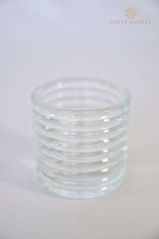 Thick ribbed tealight holder