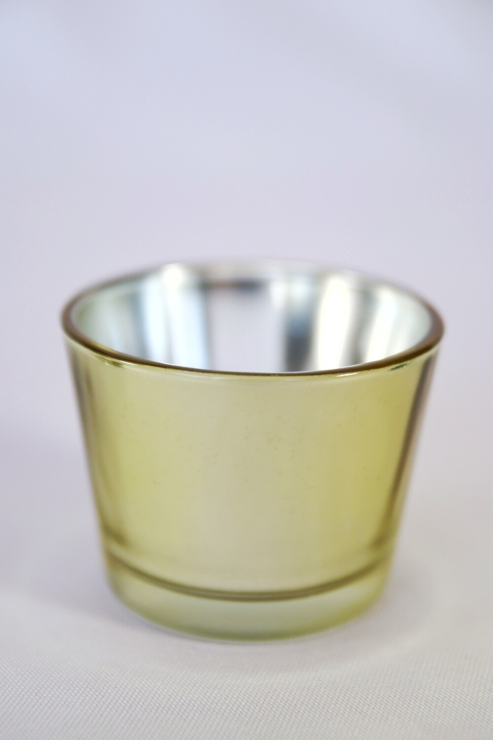 Gold mirror tealight holder