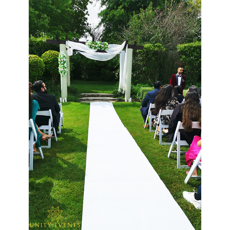 White Stage carpet / Aisle carpet