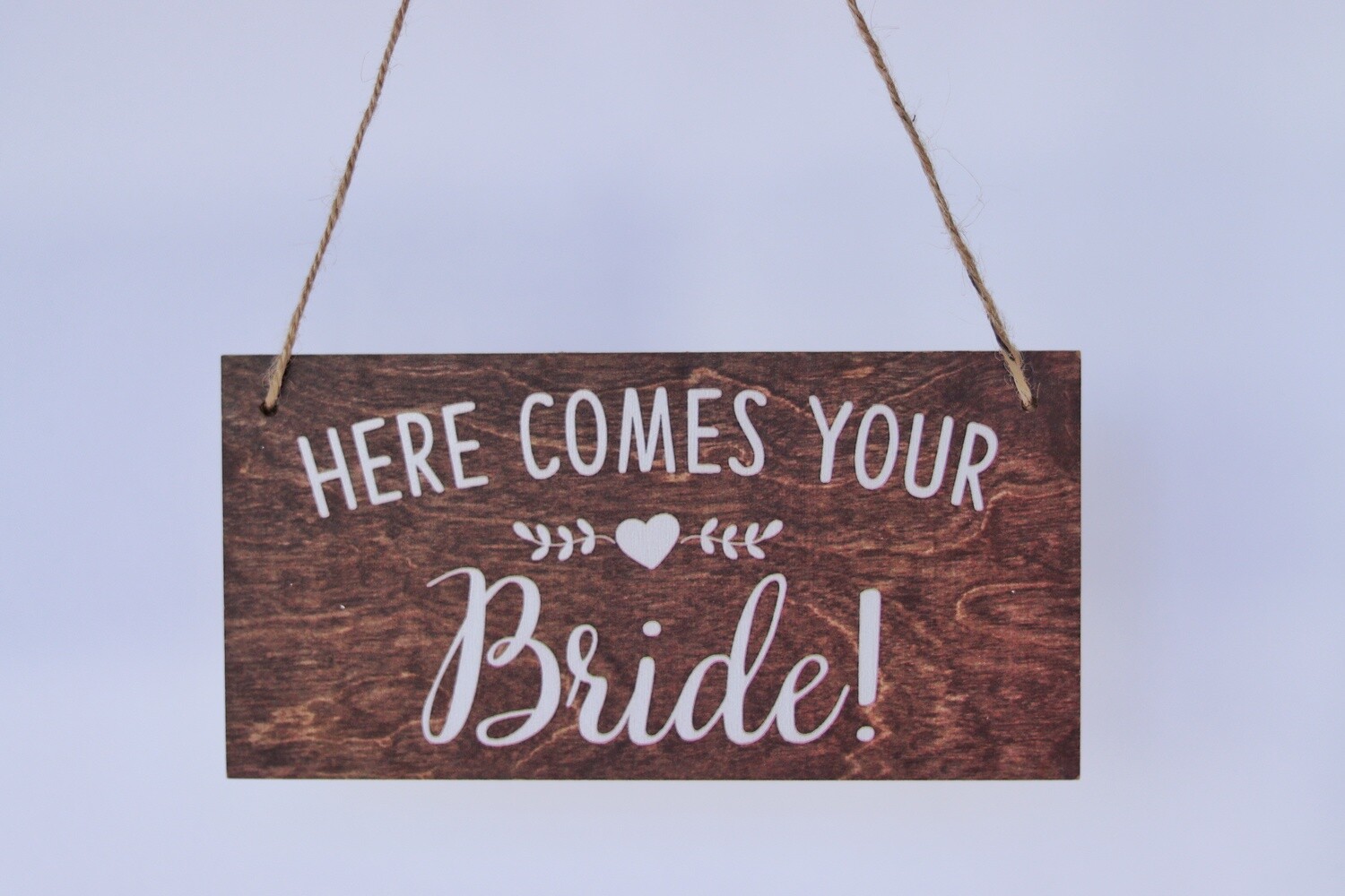 ​Here comes the bride