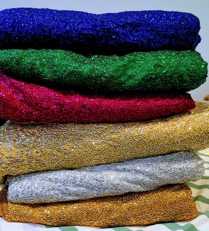 Sequence draping fabric