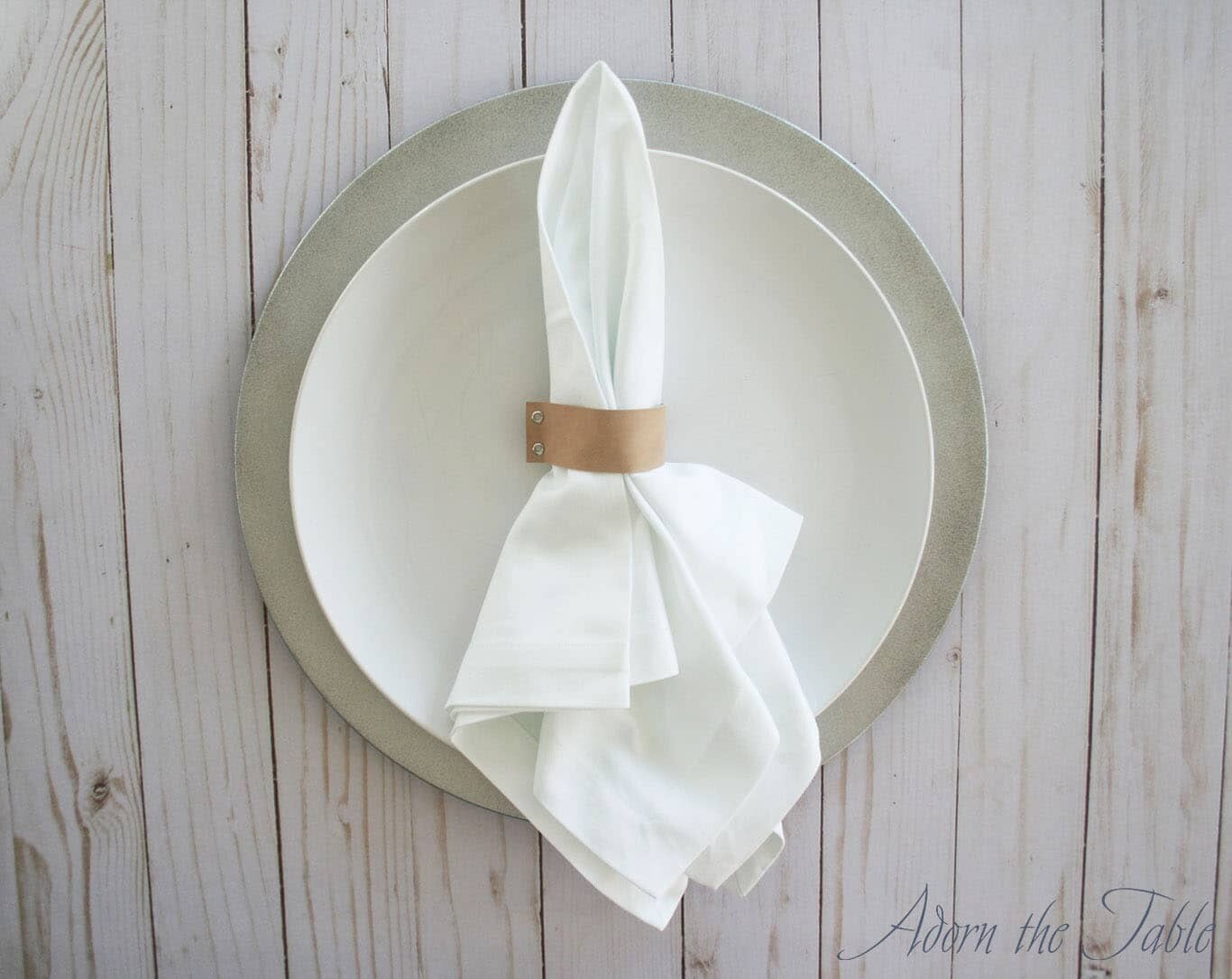 Off white napkins