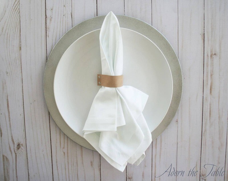 Off white napkins