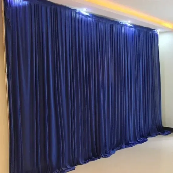 Navy Blue Backdrop curtain