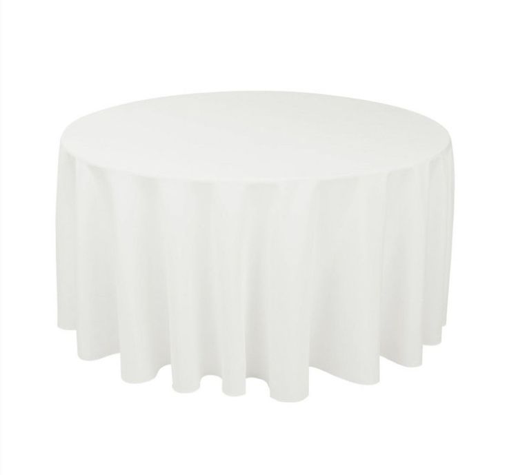 White Tablecloth - Round