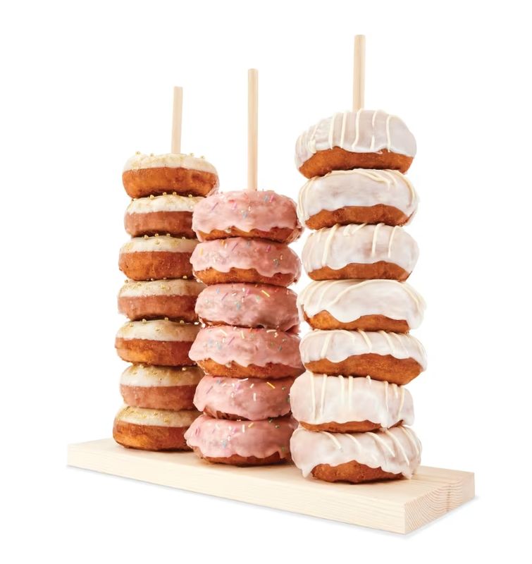 ​Wooden donut stacker