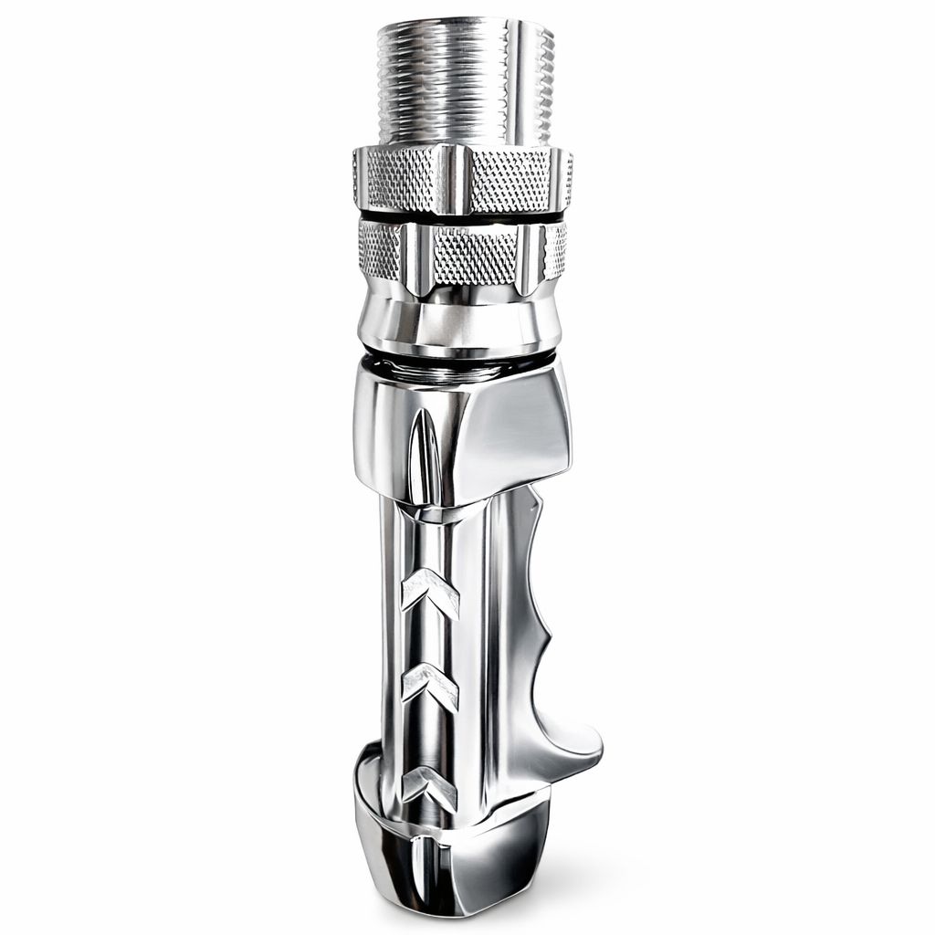 Polished Silver Aluminum Casting Reel Seat