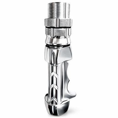 Polished Silver Aluminum Casting Reel Seat