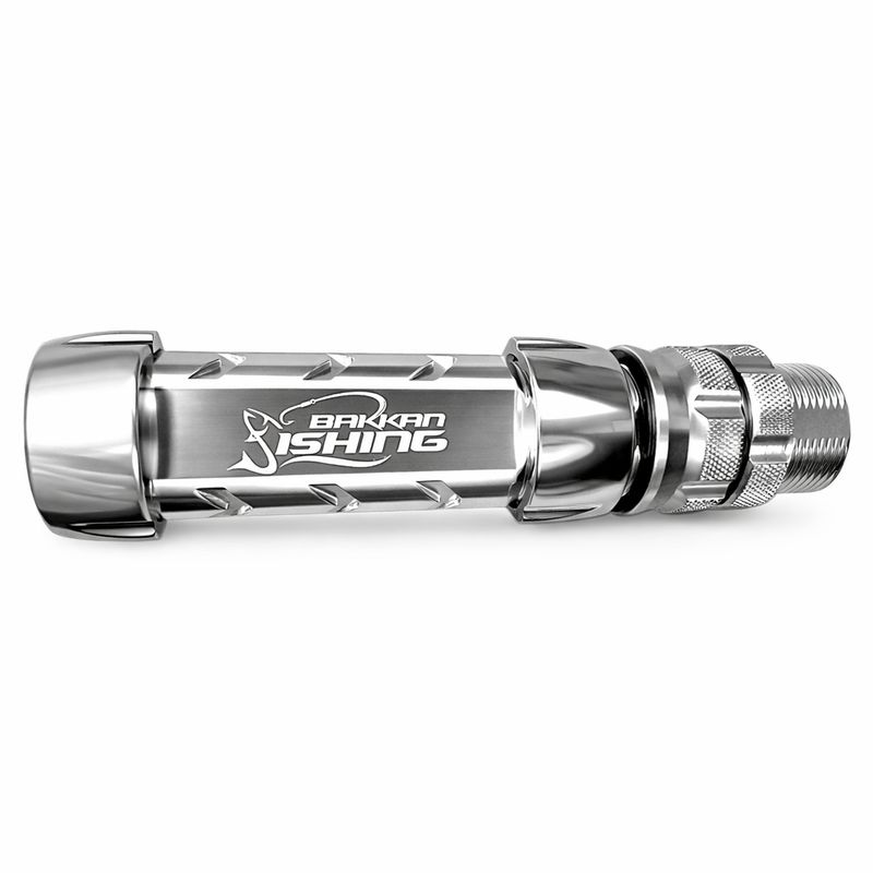 Polished Silver Aluminum Casting Reel Seat