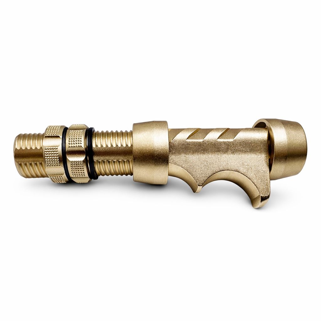 Gold Double-Locking Aluminum Casting Reel Seat