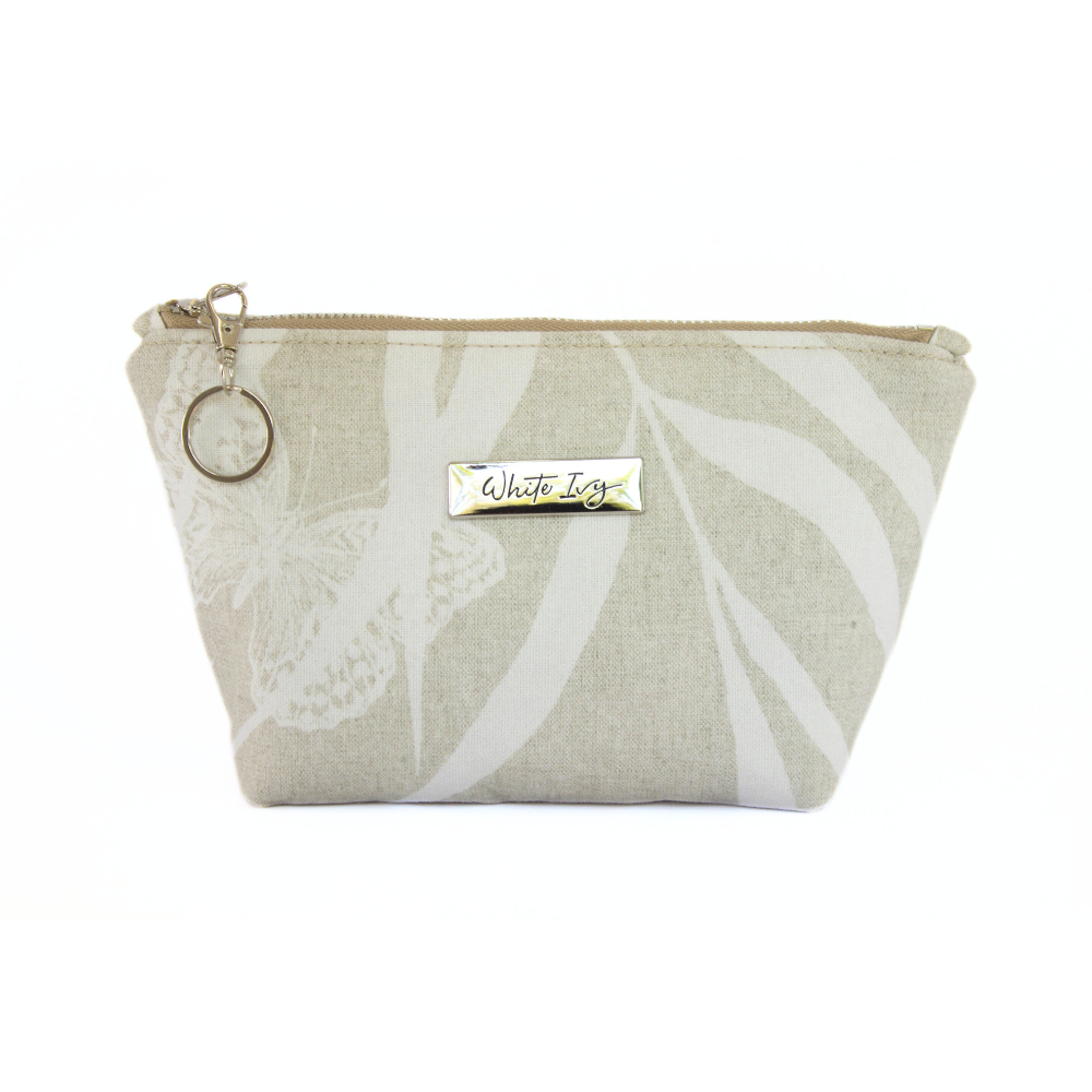Butterfly fabric Make-up Bag
