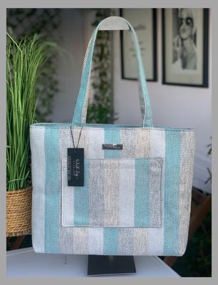 Turquoise and Silver Trendsetter Handbag