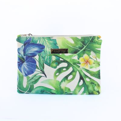 Aloha Blu Flat Pouch