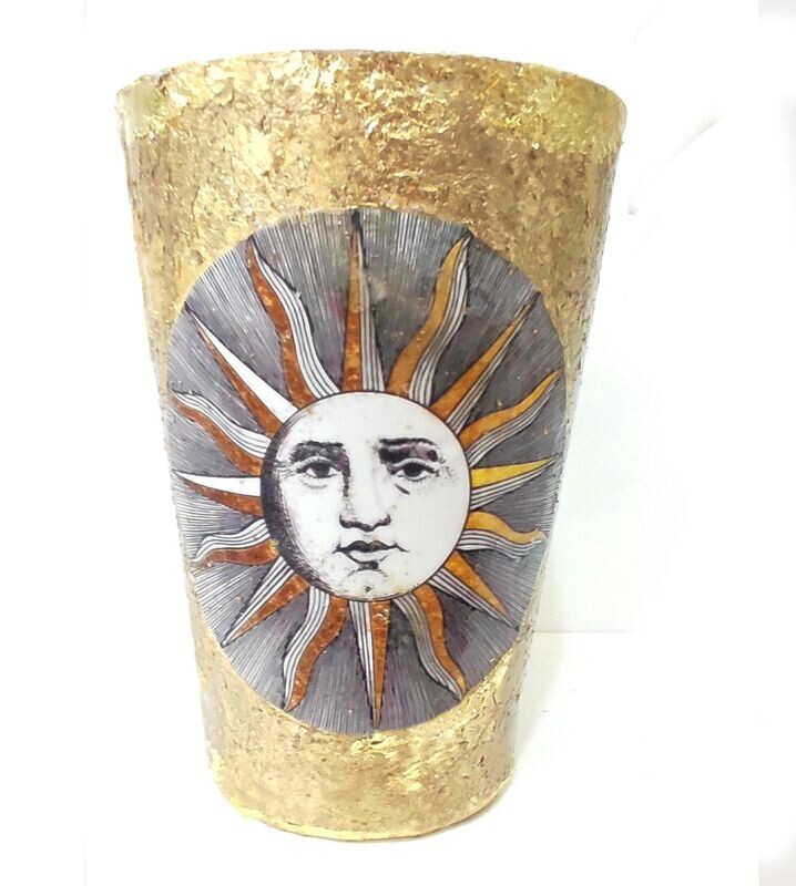 Porta vaso sole  in ceramica