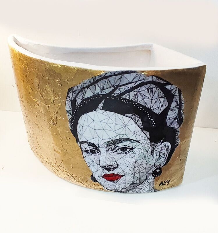 Vaso artigianale in ceramica Frida