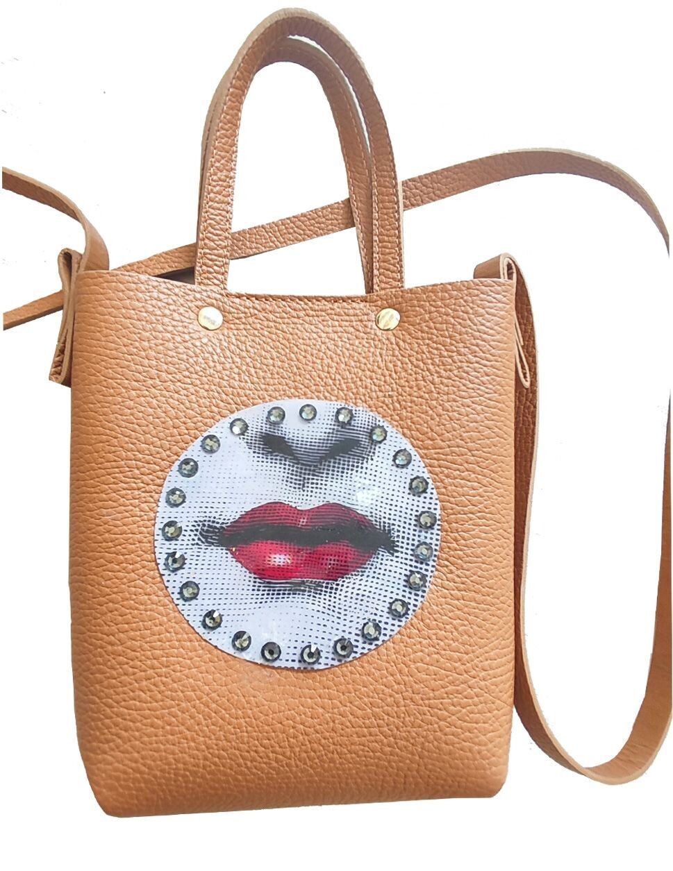 mini borsa cuoio