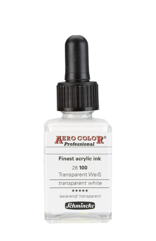 Aero Color Finest acrylic ink Transparent Weiß Aero Color Finest acrylic ink Transparent Weiß