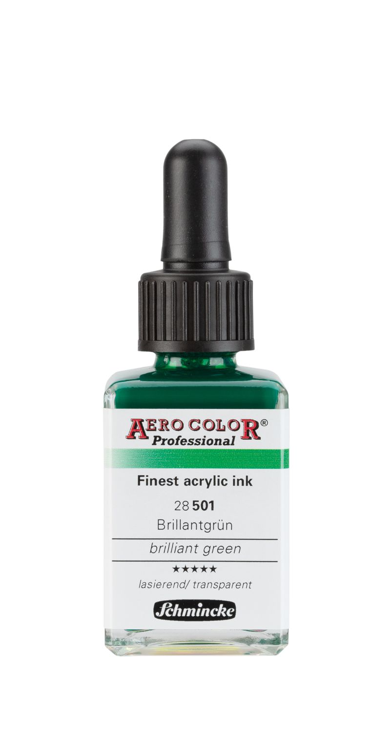 Aero Color Finest acrylic ink Brillantgrün