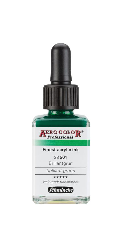 Aero Color Finest acrylic ink Brillantgrün Aero Color Finest acrylic ink Brillantgrün
