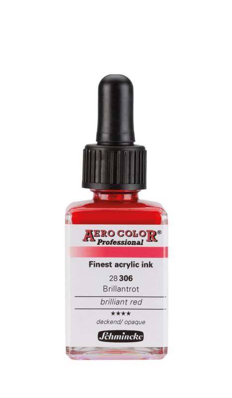 Aero Color Finest acrylic ink Brillantrot Aero Color Finest acrylic ink Brillantrot