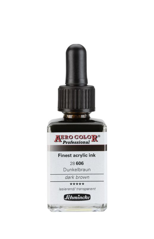 Aero Color Finest acrylic ink Dunkelbraun Aero Color Finest acrylic ink Dunkelbraun