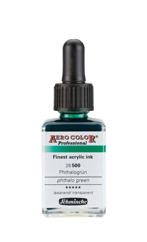 Aero Color Finest acrylic ink Phthalogrün Aero Color Finest acrylic ink Phthalogrün