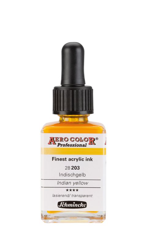 Aero Color Finest acrylic ink Indischgelb Aero Color Finest acrylic ink Indischgelb