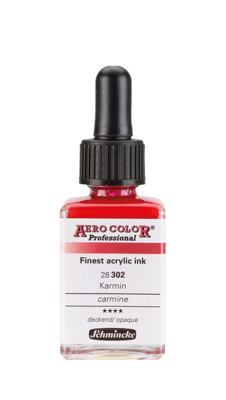Aero Color Finest acrylic ink Karmin