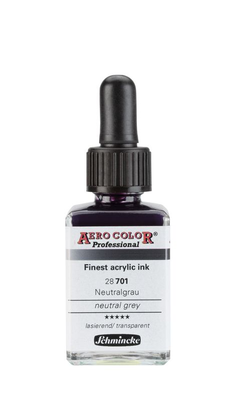 Aero Color Finest acrylic ink Neutralgrau Aero Color Finest acrylic ink Neutralgrau