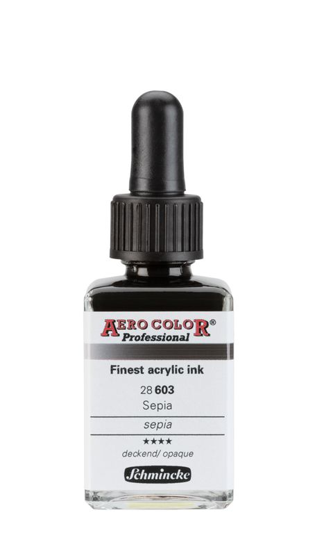 Aero Color Finest acrylic ink Sepia