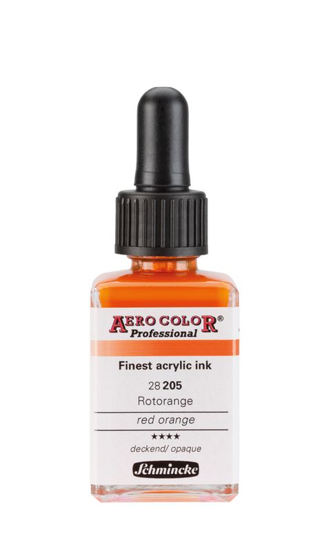 Aero Color Finest acrylic ink Rotorange Aero Color Finest acrylic ink Rotorange
