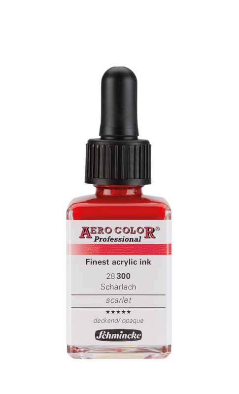Aero Color Finest acrylic ink Scharlach Aero Color Finest acrylic ink Scharlach