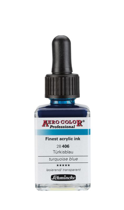 Aero Color Finest acrylic ink Türkisblau Aero Color Finest acrylic ink Türkisblau
