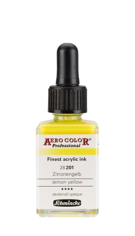 Aero Color Finest acrylic ink Zitronengelb Aero Color Finest acrylic ink Zitronengelb