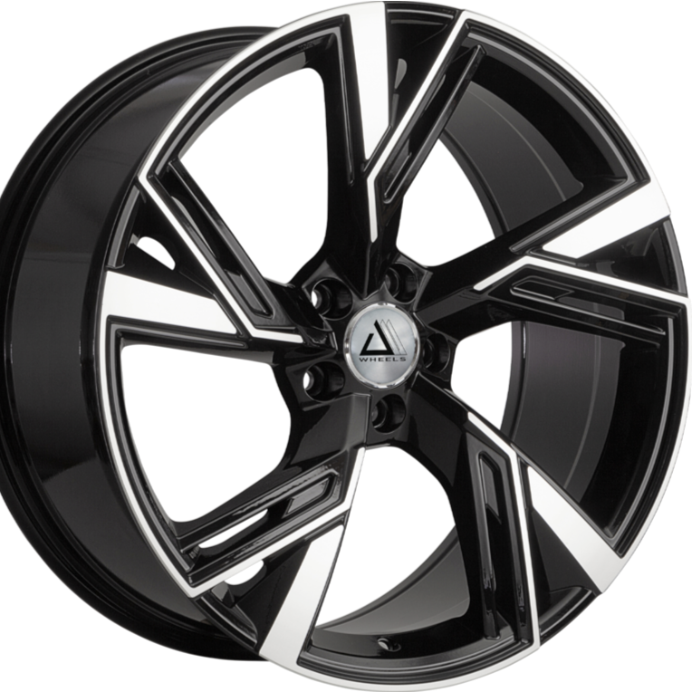 AAA Wheels 688 Noir Face Polie