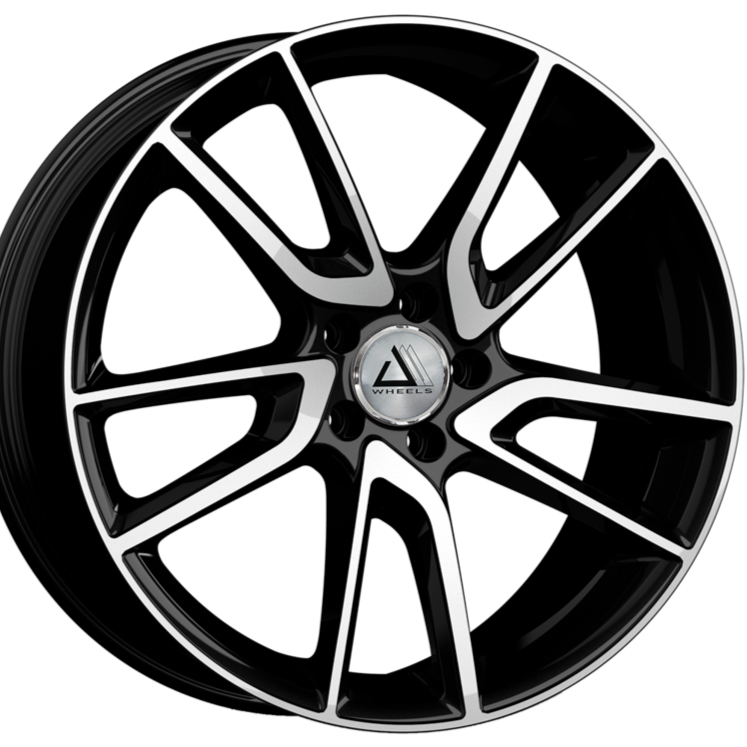 AAA Wheels 9003 Noir Face Polie