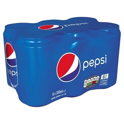 Pepsi Cola Can 6x330ml