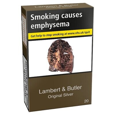 Lambert &amp; Butler Original Silver 20