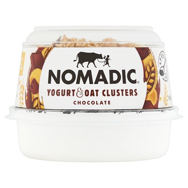 Nomadic Yogurt &amp; Oat Clusters Chocolate 169g