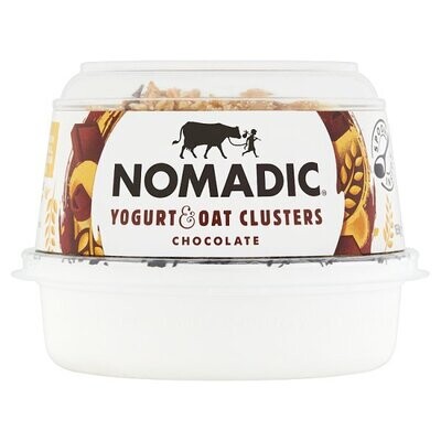 Nomadic Yogurt &amp; Oat Clusters Chocolate 169g