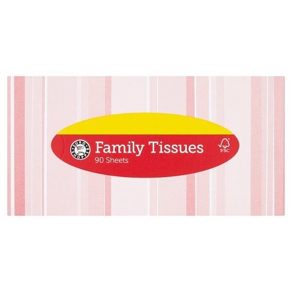 Euro Shopper Family Tissues 90 Sheets