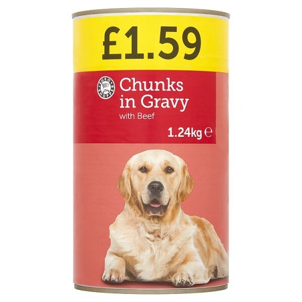 Euro Shopper Chunks in Gravy with Beef 1.24kg