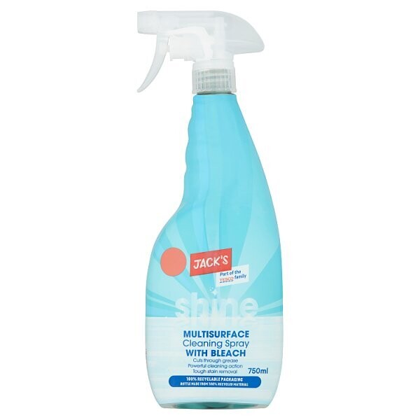 Jack&#39;s Shine Multisurface Cleaning Spray with Bleach 750ml