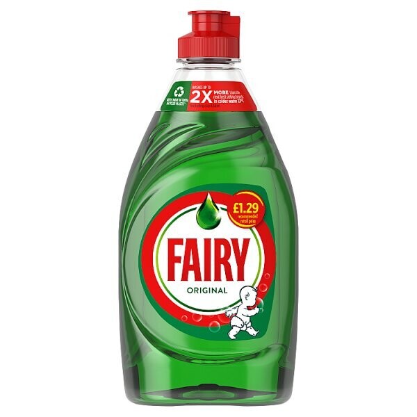 Fairy Original Washing Up Liquid Green with LiftAction 383 ML