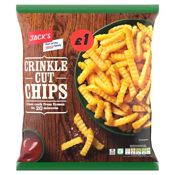 Jack&#39;s Crinkle Cut Chips 750g